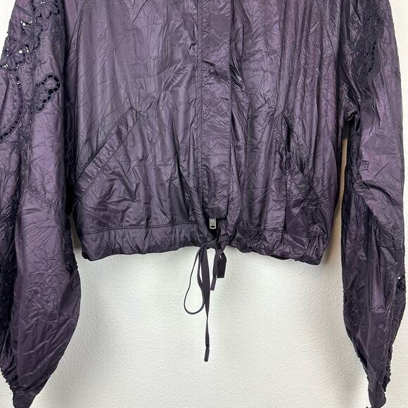 Free People Movement Elevation Jacket Windbreaker Purple Small - Picture 6 of 13